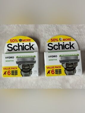 Schick Hydro Sensitive Men's
Value Pack Refill  (2 Boxes)